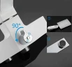 Смеситель для ванны Gappo G07 G2207-7 универсальный Белый Хром латунь на стену