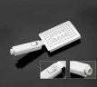 Смеситель для ванны Gappo G07 G2207-7 универсальный Белый Хром латунь на стену