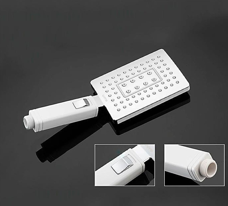 Смеситель для ванны Gappo G07 G2207-7 универсальный Белый Хром латунь на стену