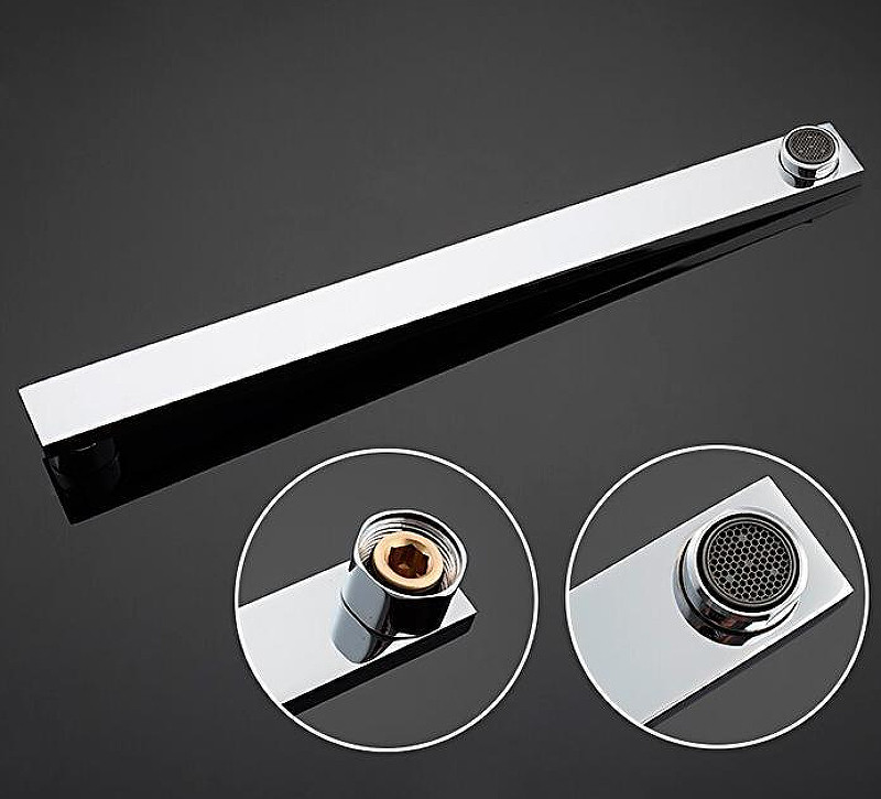 Смеситель для ванны Gappo G07 G2207-7 универсальный Белый Хром латунь на стену