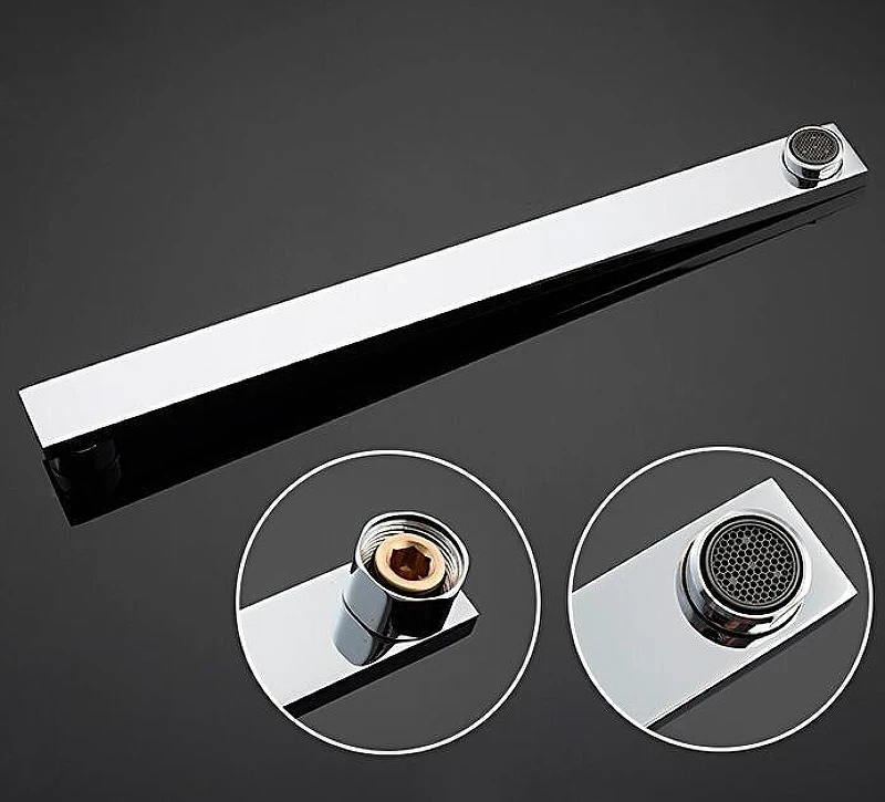 Смеситель для ванны Gappo G07 G2207-7 универсальный Белый Хром латунь на стену