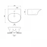 Раковина Lavinia Boho Bathroom Sink 34 33311072 цвет Черный матовый