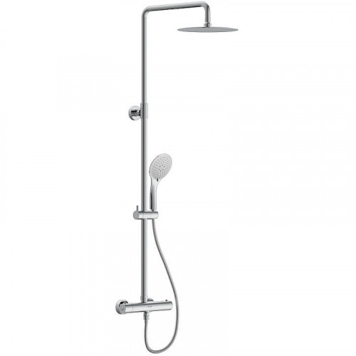 Душевая система Cersanit Brasko 64526 с термостатом Хром нержавеющая сталь на стену