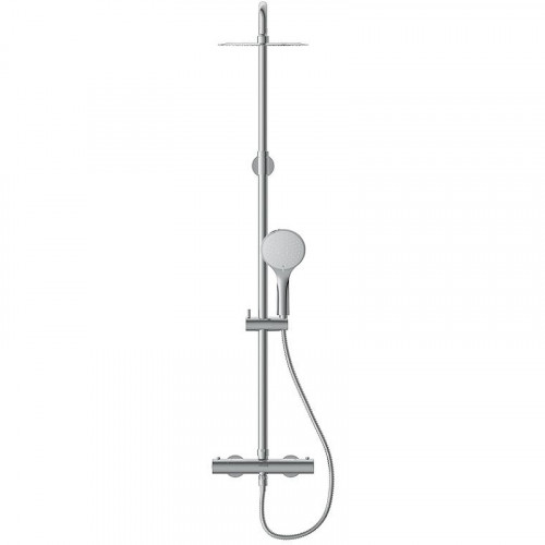 Душевая система Cersanit Brasko 64526 с термостатом Хром нержавеющая сталь на стену