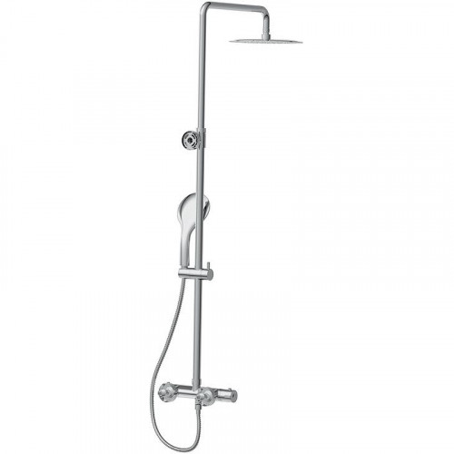 Душевая система Cersanit Brasko 64526 с термостатом Хром нержавеющая сталь на стену