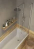 Душевая система Cersanit Brasko 64526 с термостатом Хром нержавеющая сталь на стену