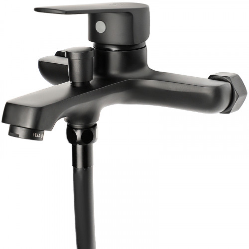 Смеситель для ванны Orange Loop M26-100B Черный на стену