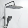 Душевая система Shevanik S6136T цвет Оружейная сталь