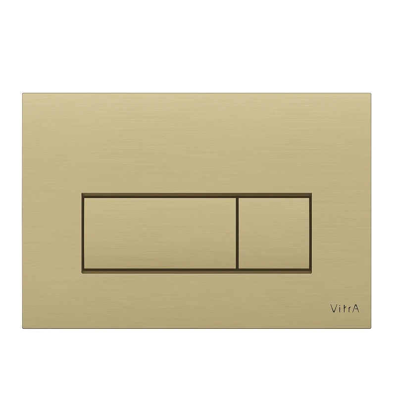 Клавиша смыва Vitra Root Square 740-2325 Золото матовое