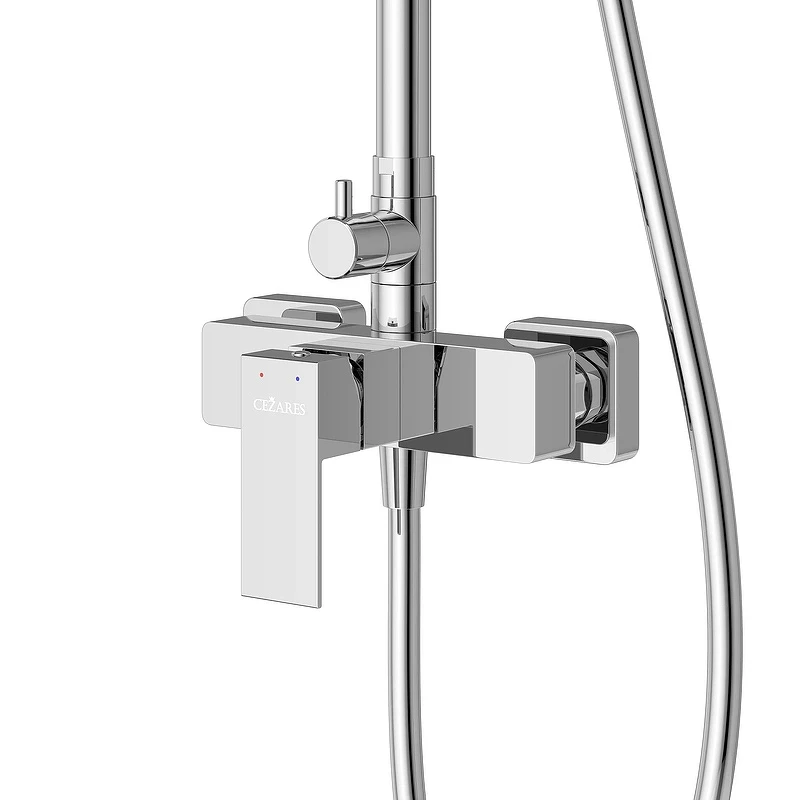 Душевая система Cezares Slider SLIDER-CD-01 Хром нержавеющая сталь на стену