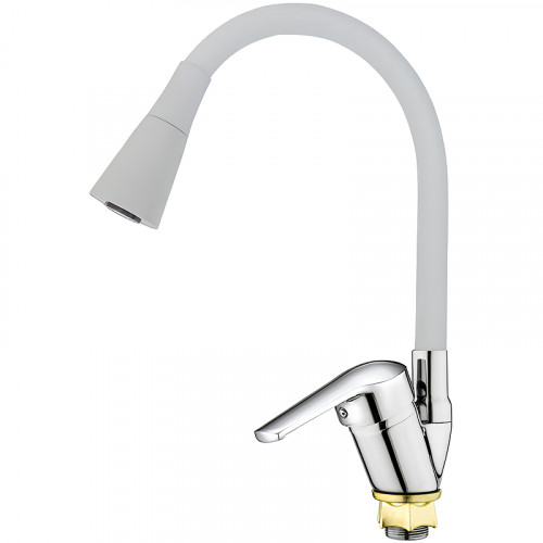 Смеситель для кухни Viko V-3544 Хром Белый