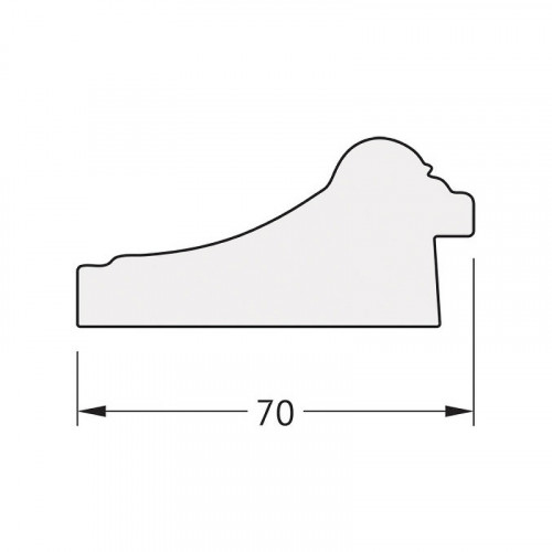 Зеркало Evoform Octagon 63x83 BY 7123 в багетной раме - Старое дерево с плетением 70 мм стекло
