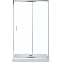 Душевая дверь Aquanet SD-1300A 130 профиль Хром стекло прозрачное