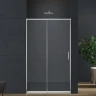 Душевая дверь Vincea Soft 2 120 VDS-3SO2120CL профиль Хром стекло прозрачное