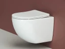Комплект унитаза Ceramicanova Forma CN3009 с инсталляцией Viega Prevista Dry 8524.14 792596 с сиденьем Микролифт и клавишей смыва Хром фарфор подвесной