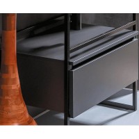 Тумба Boheme Armadi Art Loft 80 894-080-A подвесная Антрацит МДФ / ЛДСП