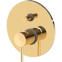 Смеситель для душа Paffoni Light LIG015HG Золото медовое латунь встраиваемый