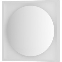 Зеркало Defesto Eclipce 60х60 DF 2226 с подсветкой 12W-4500К/в багетной раме/Без выключателя/Нейтральный белый свет/Белая рама