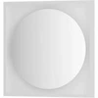 Зеркало Defesto Eclipce 60х60 DF 2226 с подсветкой 12W-4500К/в багетной раме/Без выключателя/Нейтральный белый свет/Белая рама
