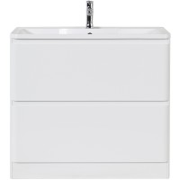Тумба под раковину BelBagno 100 ALBANO-1000-2C-PIA-BL Bianco Lucido МДФ / ЛДСП