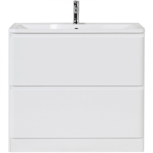 Тумба под раковину BelBagno 100 ALBANO-1000-2C-PIA-BL Bianco Lucido МДФ / ЛДСП