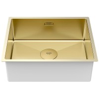 Кухонная мойка Paulmark Next 54 Uni PM215444-LG Светлое золото нержавеющая сталь встраиваемый