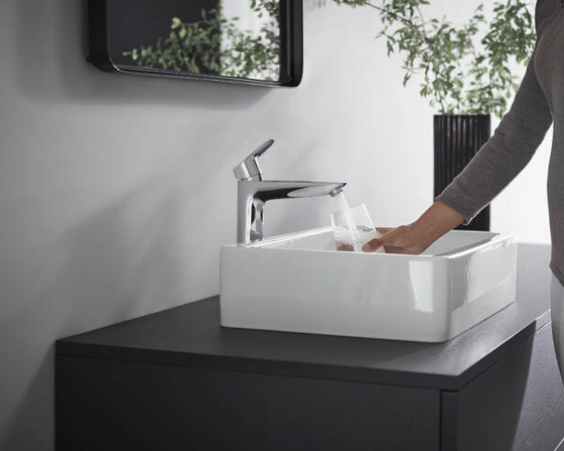 Смеситель для раковины Hansgrohe Logis 71090000 Хром латунь