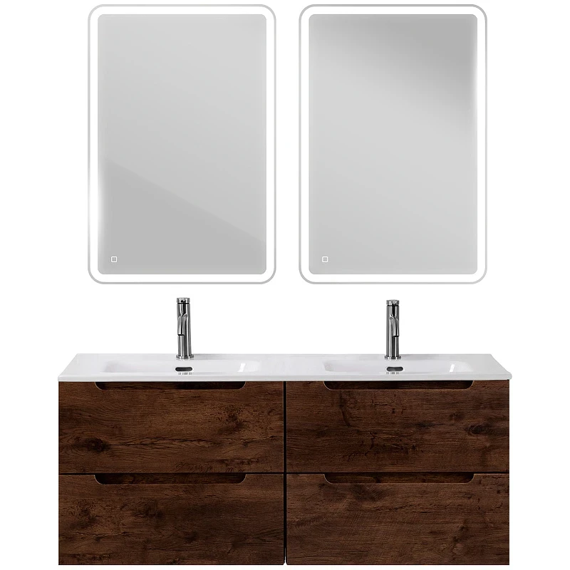 Тумба под раковину BelBagno Etna 120 ETNA-1200-4C-SO-2-RW подвесная Rovere Moro МДФ / ЛДСП