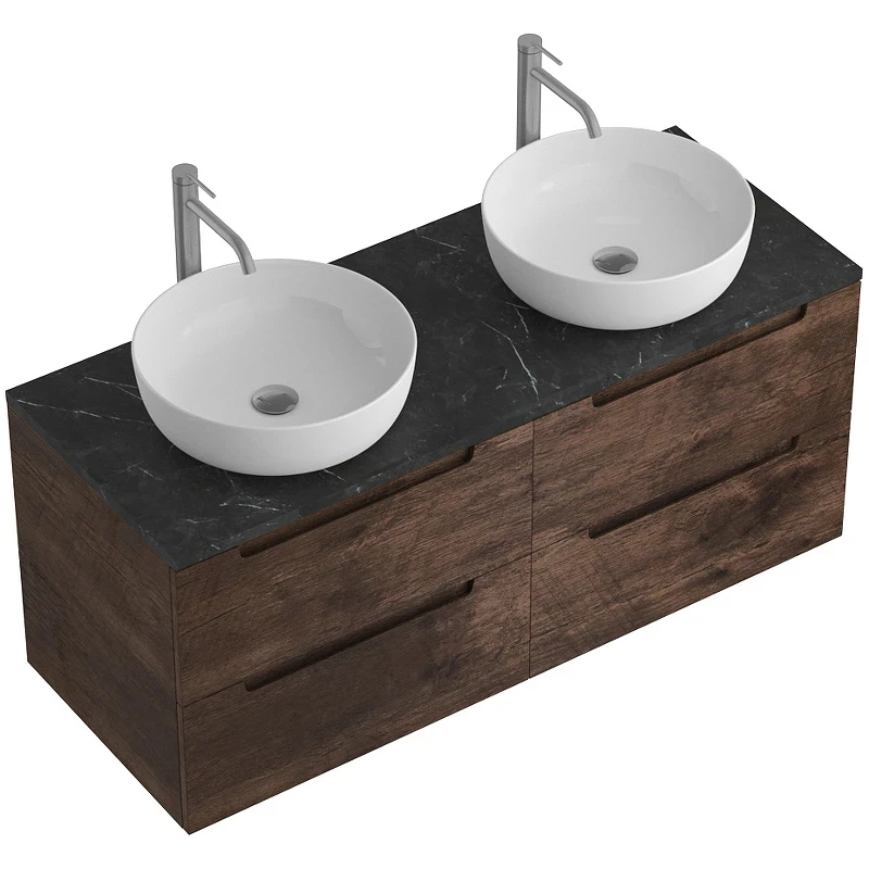 Тумба под раковину BelBagno Etna 120 ETNA-1200-4C-SO-2-RW подвесная Rovere Moro МДФ / ЛДСП