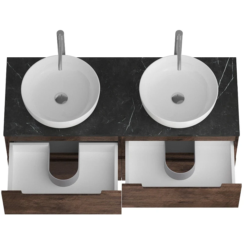 Тумба под раковину BelBagno Etna 120 ETNA-1200-4C-SO-2-RW подвесная Rovere Moro МДФ / ЛДСП