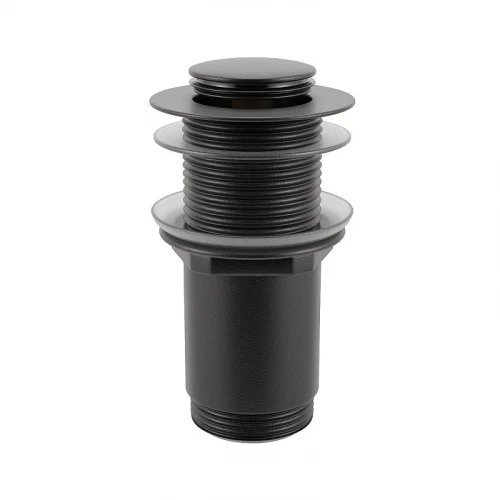 Донный клапан Wellsee Drainage System 182135000 click-clack цвет Черный матовый