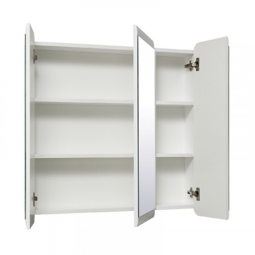 Зеркальный шкаф Runo Эрика 80 УТ000003321 Белый МДФ / ЛДСП, стекло