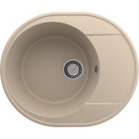 Кухонная мойка Ulgran Quartz Nora 585-03 Десерт искусственный камень (литьевой мрамор) встраиваемый