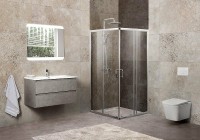 Душевой уголок BelBagno Unique 100х100 UNIQUE-A-2-85/100-C-Cr профиль Хром стекло прозрачное