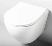 Комплект унитаза WellWant Aura WWU01122W с инсталляцией Tece Now 9400414 с сиденьем Микролифт и Черной матовой клавишей смыва