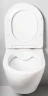 Комплект унитаза WellWant Aura WWU01122W с инсталляцией Tece Now 9400414 с сиденьем Микролифт и Черной матовой клавишей смыва