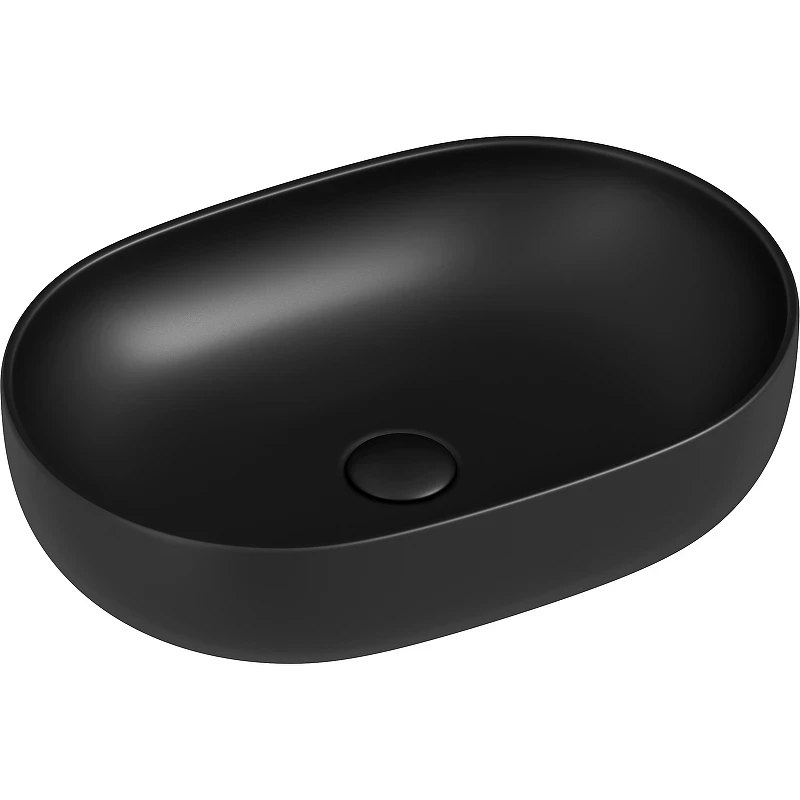 Раковина-чаша Ceramicanova Element 60 CN6047MB Черная матовая фарфор накладная