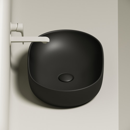 Раковина-чаша Ceramicanova Element 60 CN6047MB Черная матовая фарфор накладная