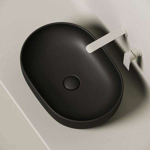 Раковина-чаша Ceramicanova Element 60 CN6047MB Черная матовая фарфор накладная