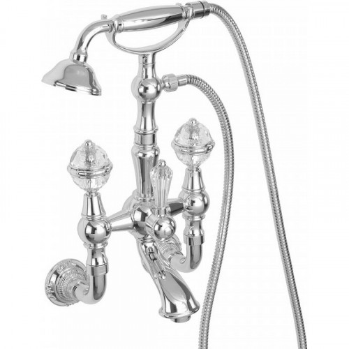 Смеситель для ванны Migliore Cristalia 18585 Хром латунь на стену