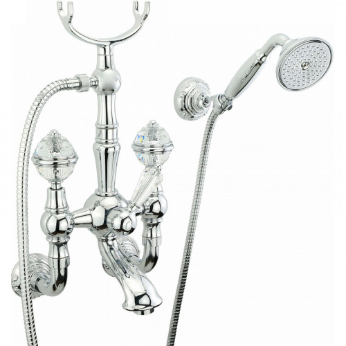 Смеситель для ванны Migliore Cristalia 18585 Хром латунь на стену