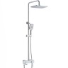 Душевая система Rose R27F R2736F Белая Хром