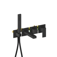 Смеситель для ванны Aquatek Либра AQ1644MB цвет Черный матовый