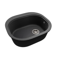 Кухонная мойка Emar Quartz 57 EMQ-1570.C цвет Оникс