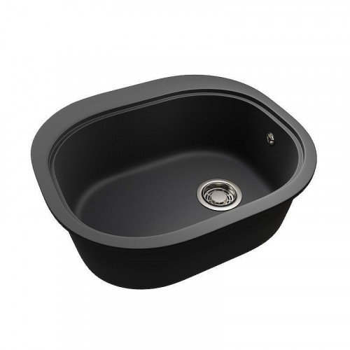 Кухонная мойка Emar Quartz 57 EMQ-1570.C цвет Оникс