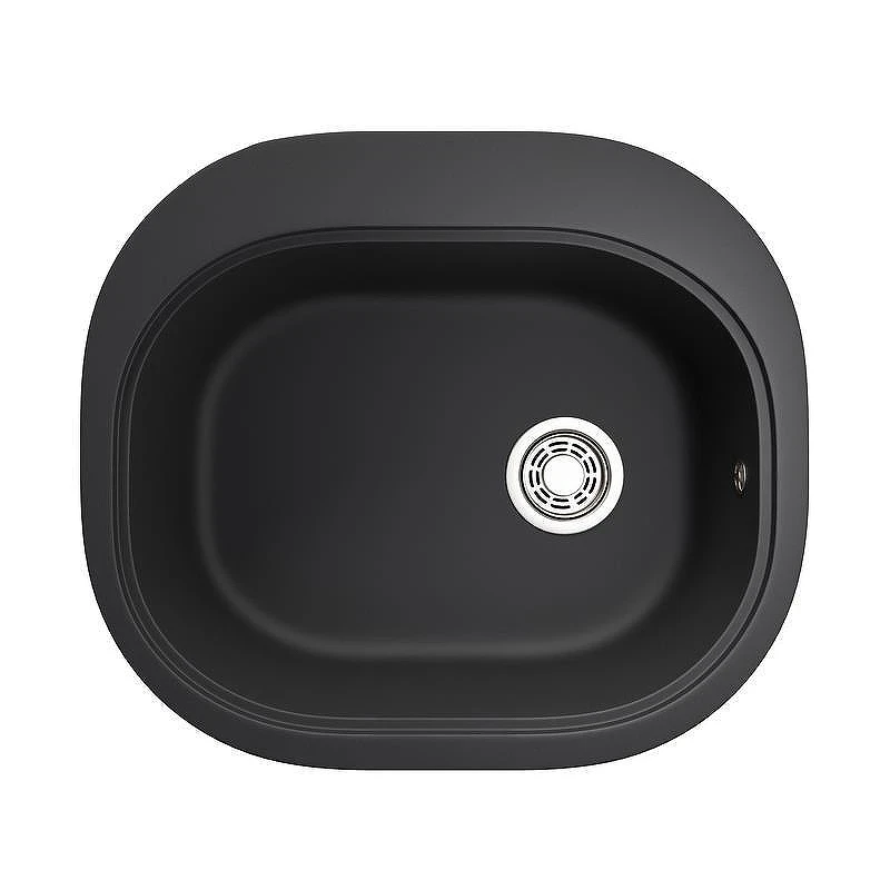 Кухонная мойка Emar Quartz 57 EMQ-1570.C цвет Оникс