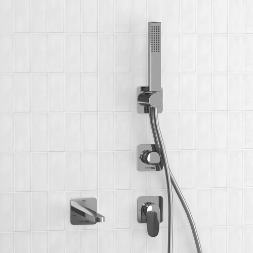 Смеситель для ванны WasserKRAFT Weida A3151.268.270.271.087.103 Хром латунь встраиваемый