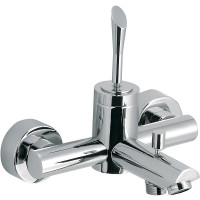 Смеситель для ванны Remer Jazz J05 Хром латунь на стену