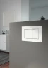 Комплект унитаза CeramaLux 2197 с инсталляцией Tece Base 9400413 с сиденьем Микролифт и Белой клавишей смыва фаянс подвесной
