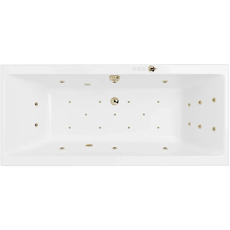 Акриловая ванна Excellent Pryzmat 180x80 WAEX.PRY18.ULTRA.BR с гидромассажем